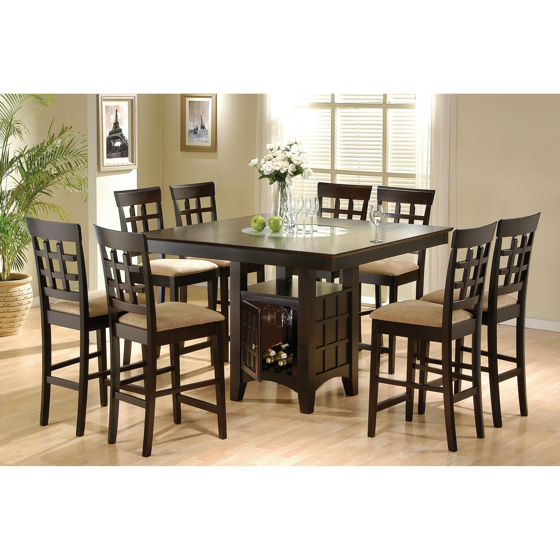  Coaster Furniture Clanton 100438 9 pc Counter Height Dining Set IMAGE 1