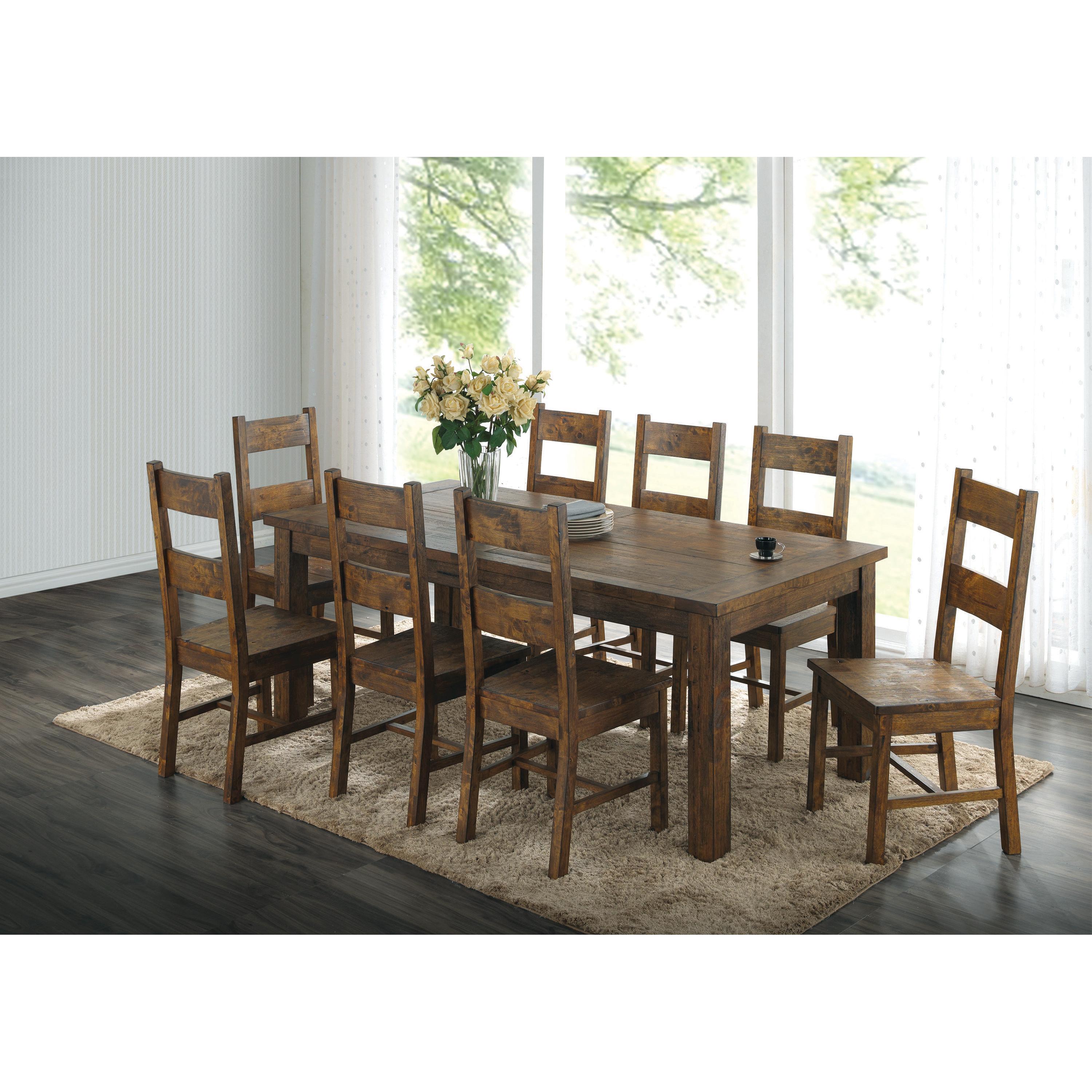  Coaster Furniture Coleman 107041 9 pc Dining Set IMAGE 1