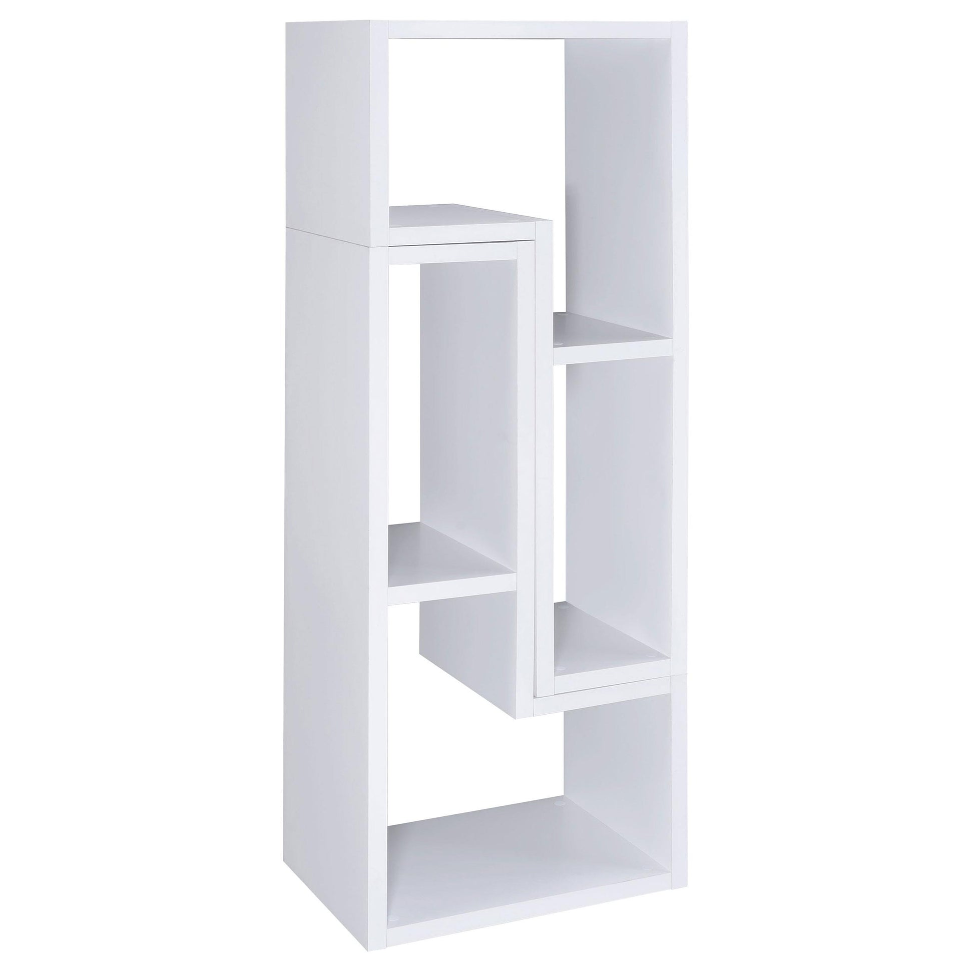  Coaster Furniture Velma 800330 Multipurpose TV Stand and Bookshelf - White IMAGE 4