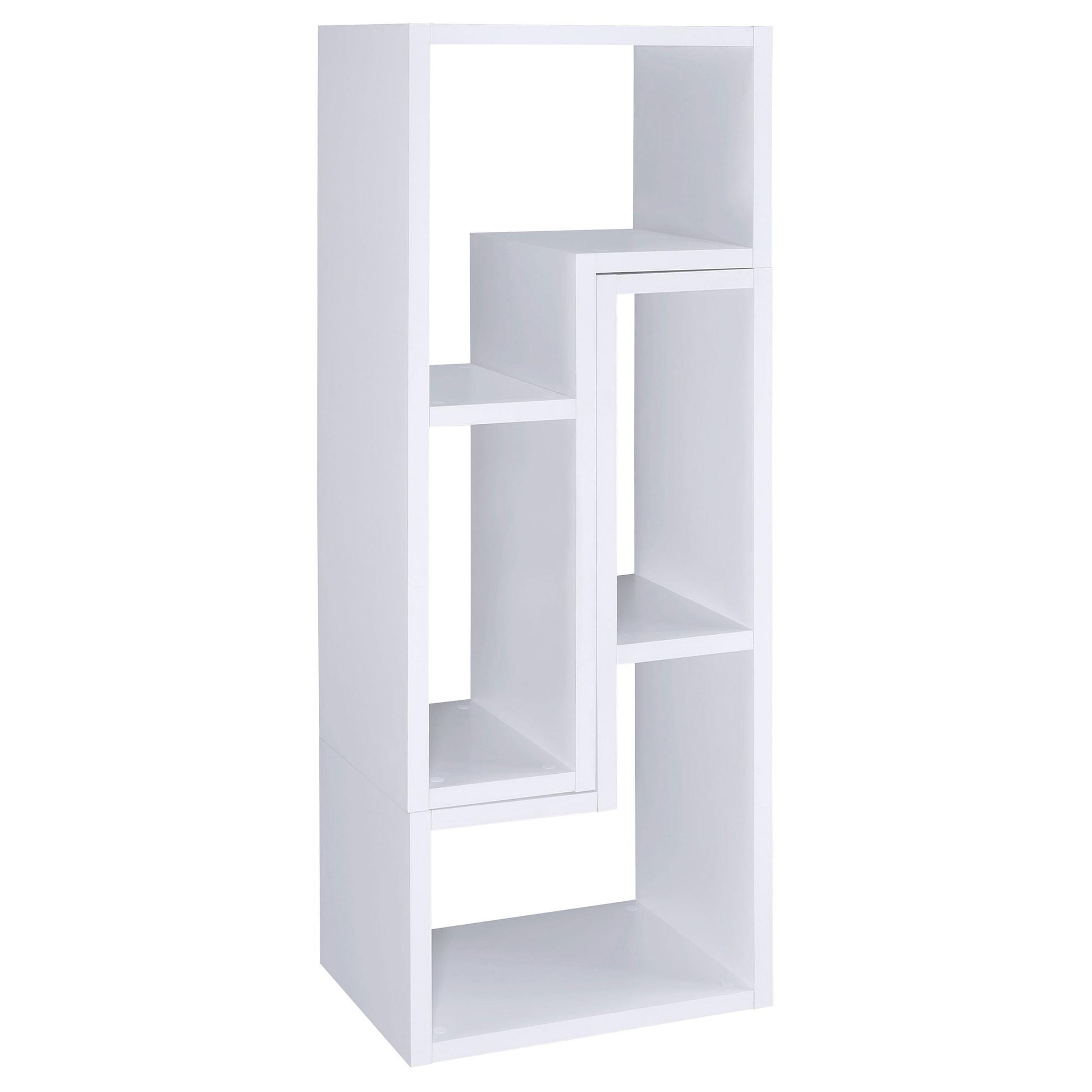  Coaster Furniture Velma 800330 Multipurpose TV Stand and Bookshelf - White IMAGE 5