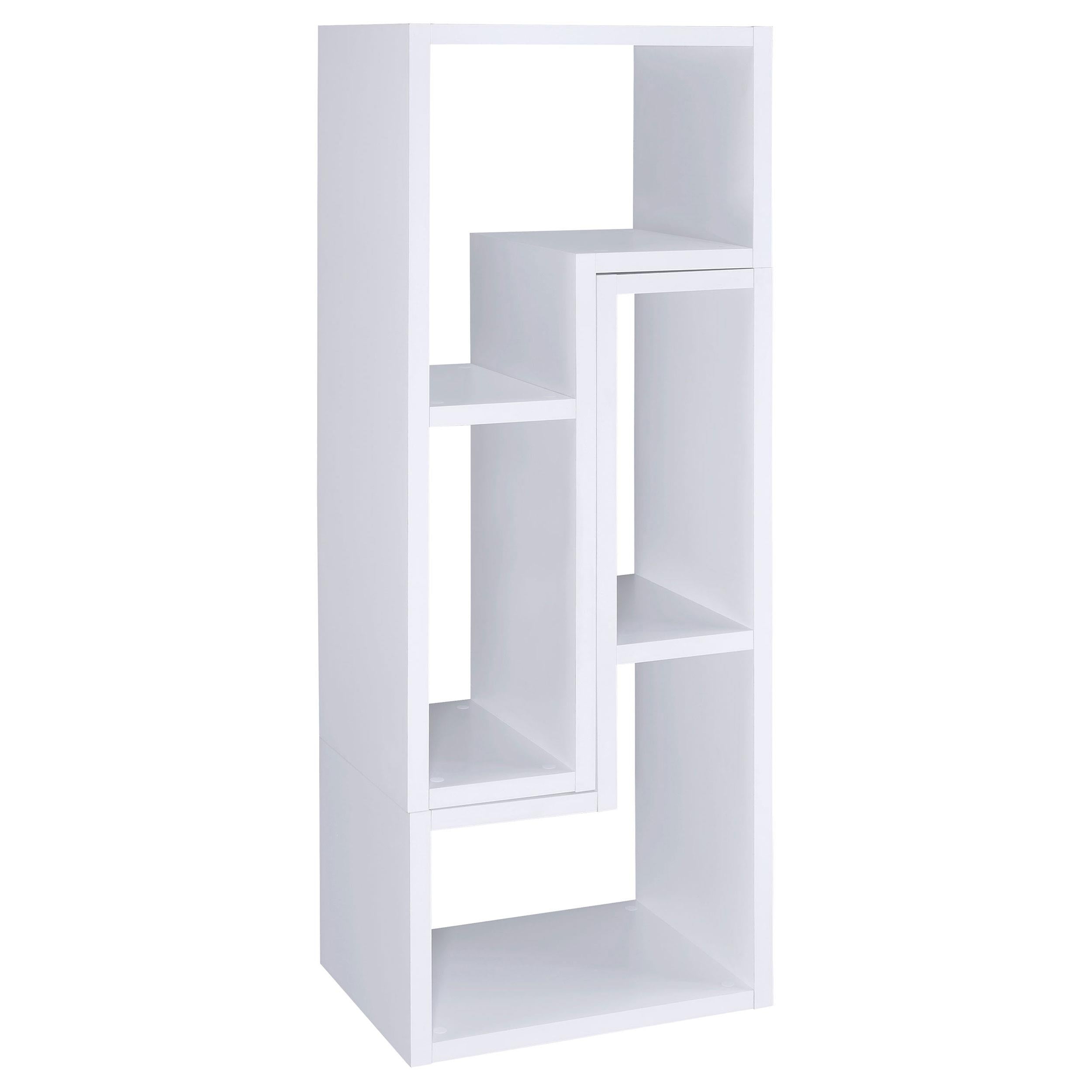  Coaster Furniture Velma 800330 Multipurpose TV Stand and Bookshelf - White IMAGE 5