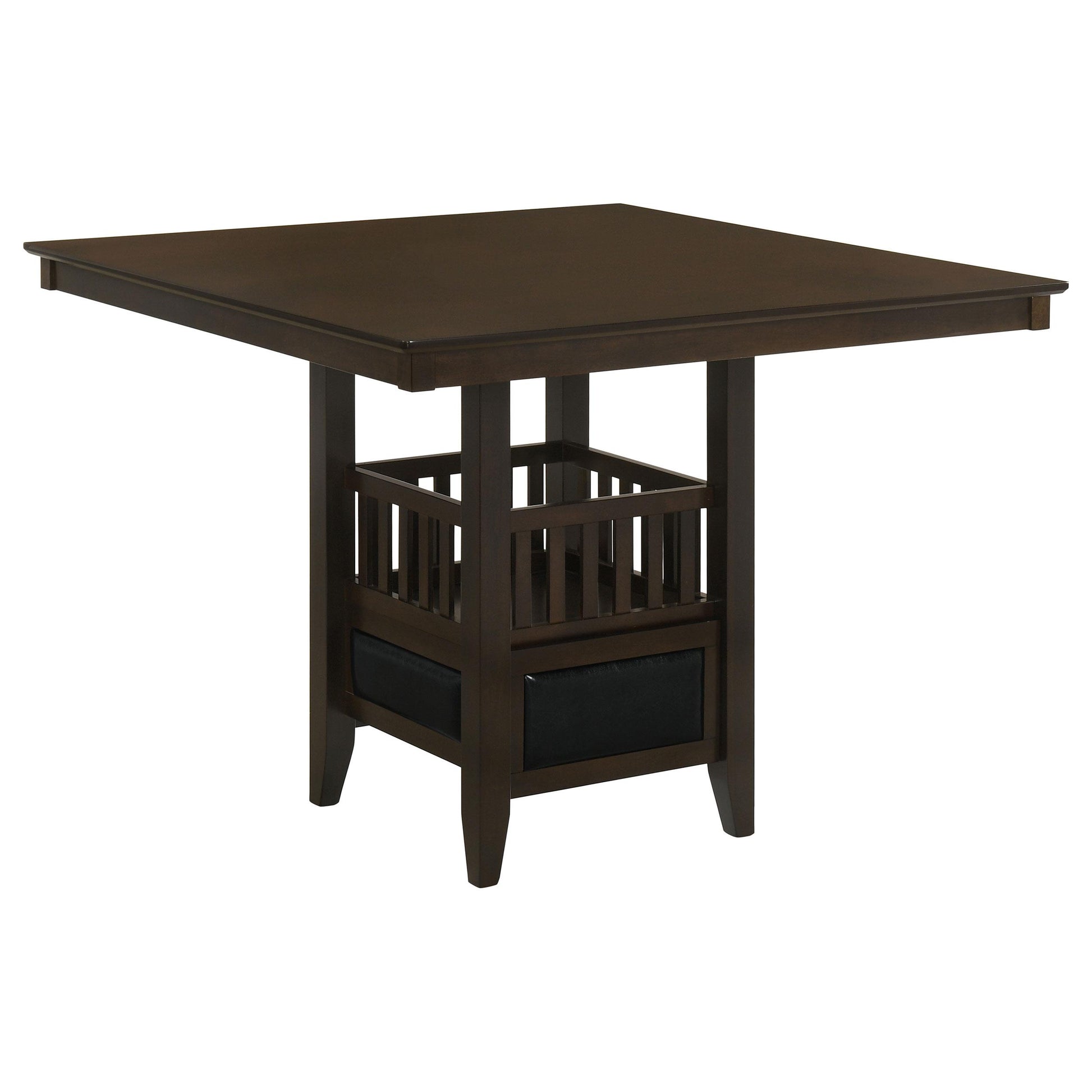  Coaster Furniture Jaden 100958 Square 47-inch Counter Height Dining Table - Espresso IMAGE 1