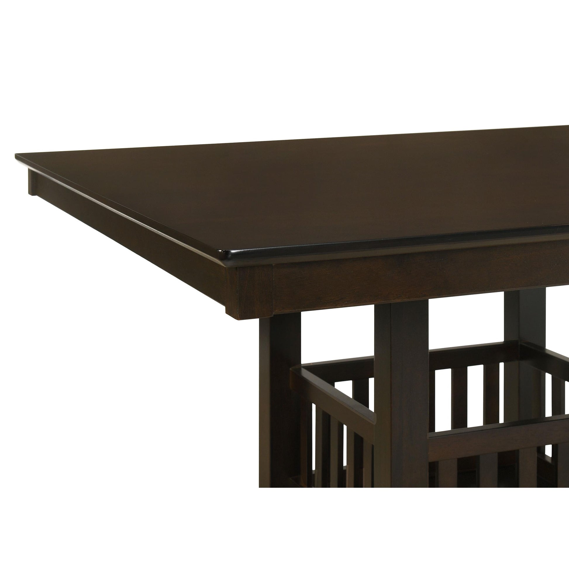  Coaster Furniture Jaden 100958 Square 47-inch Counter Height Dining Table - Espresso IMAGE 9