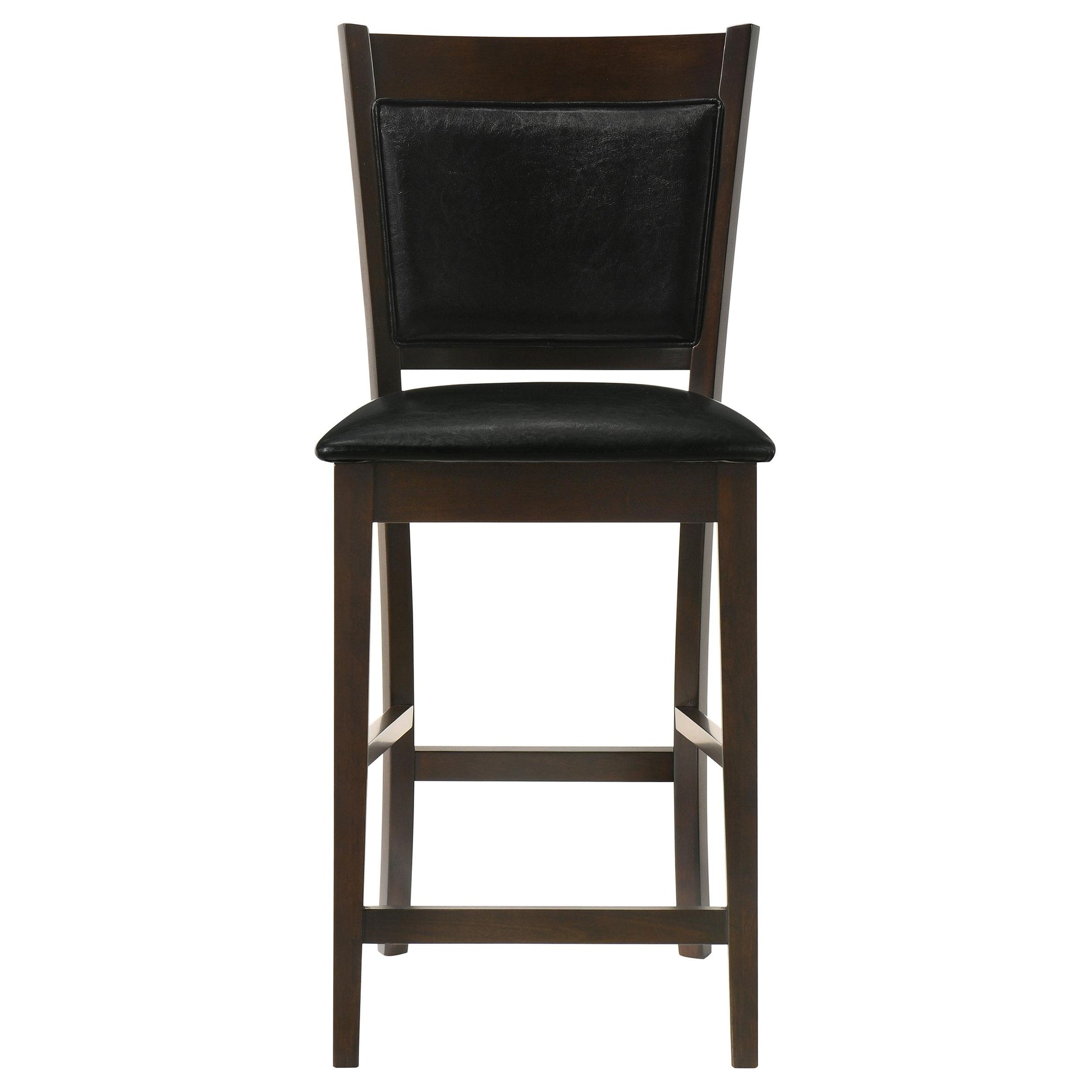  Coaster Furniture Jaden 100959 Upholstered Counter Chair - Espresso (Set of 2) IMAGE 2