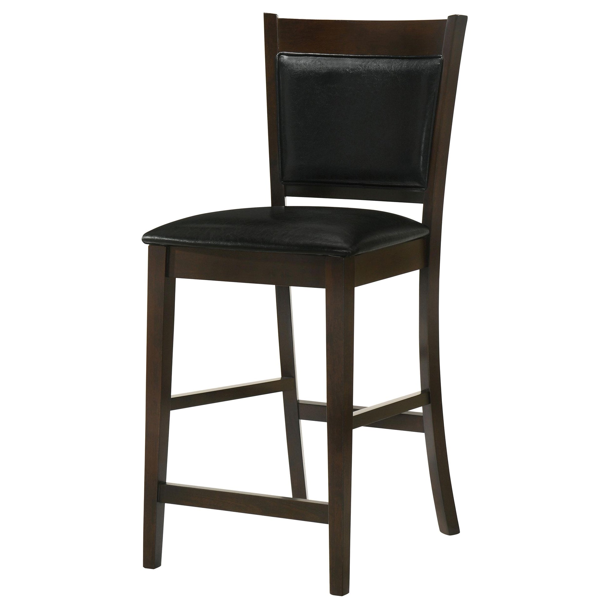  Coaster Furniture Jaden 100959 Upholstered Counter Chair - Espresso (Set of 2) IMAGE 3