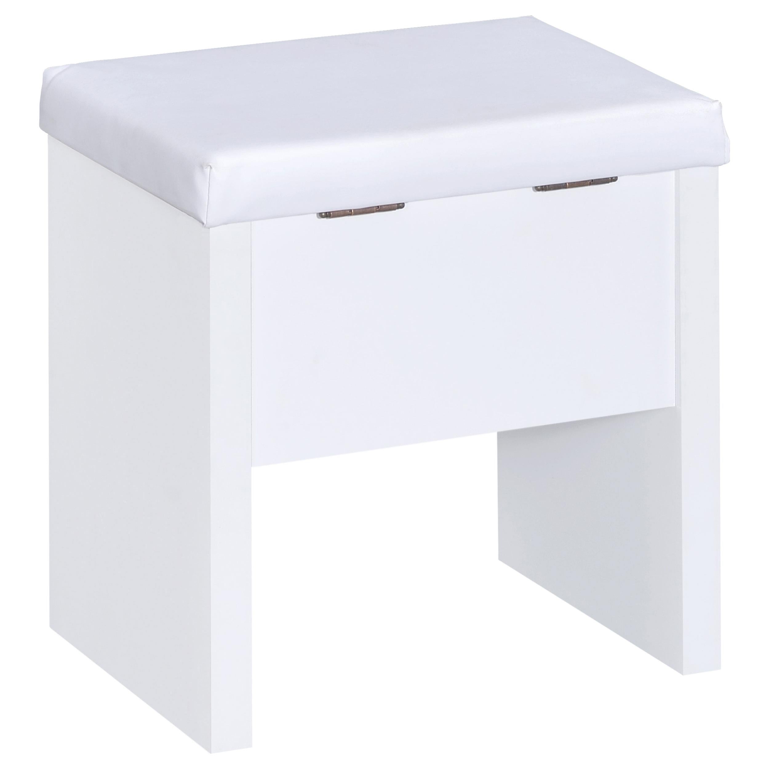  Coaster Furniture Harvey 300290 Vanity Set with Lift-Top Stool - White IMAGE 12