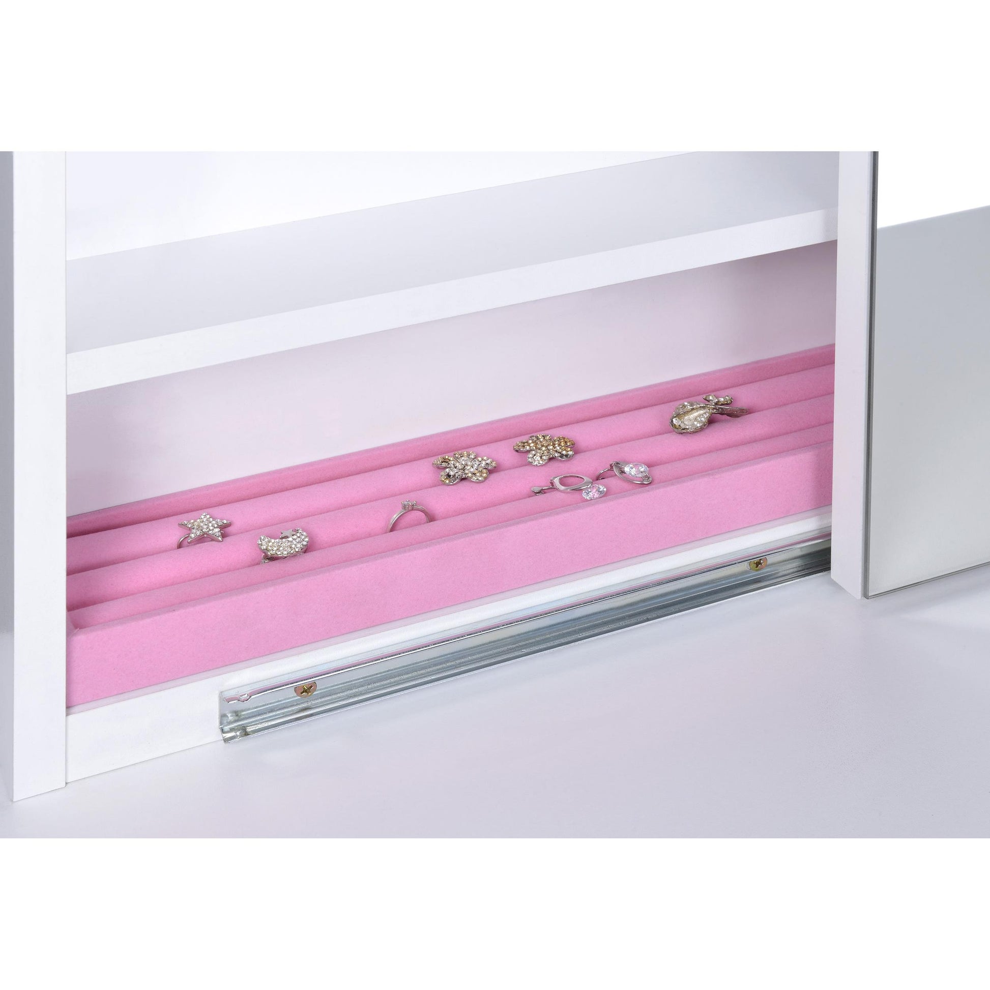  Coaster Furniture Harvey 300290 Vanity Set with Lift-Top Stool - White IMAGE 17