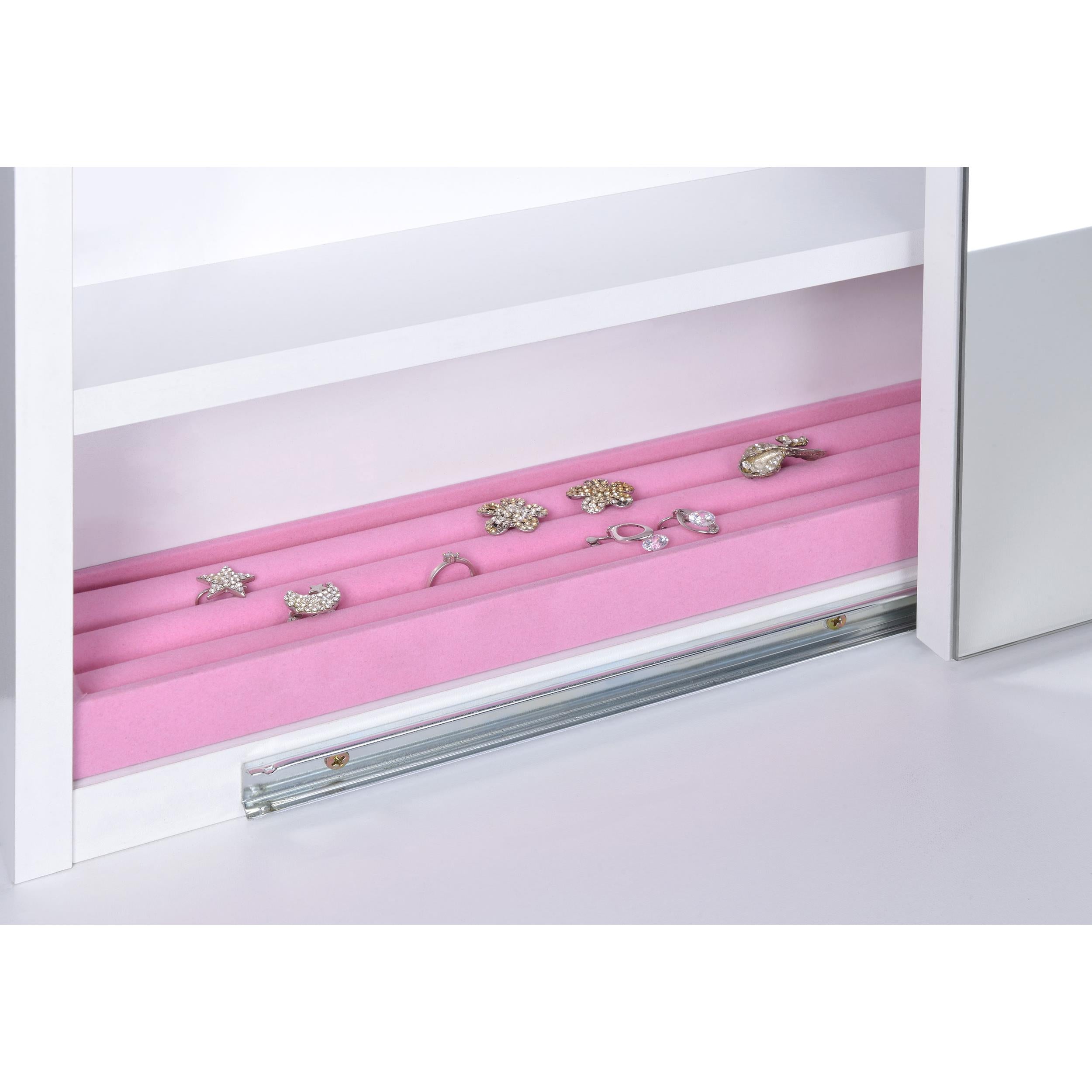  Coaster Furniture Harvey 300290 Vanity Set with Lift-Top Stool - White IMAGE 17