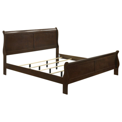  Size_King  -- Louis Philippe Sleigh Bed IMAGE 1