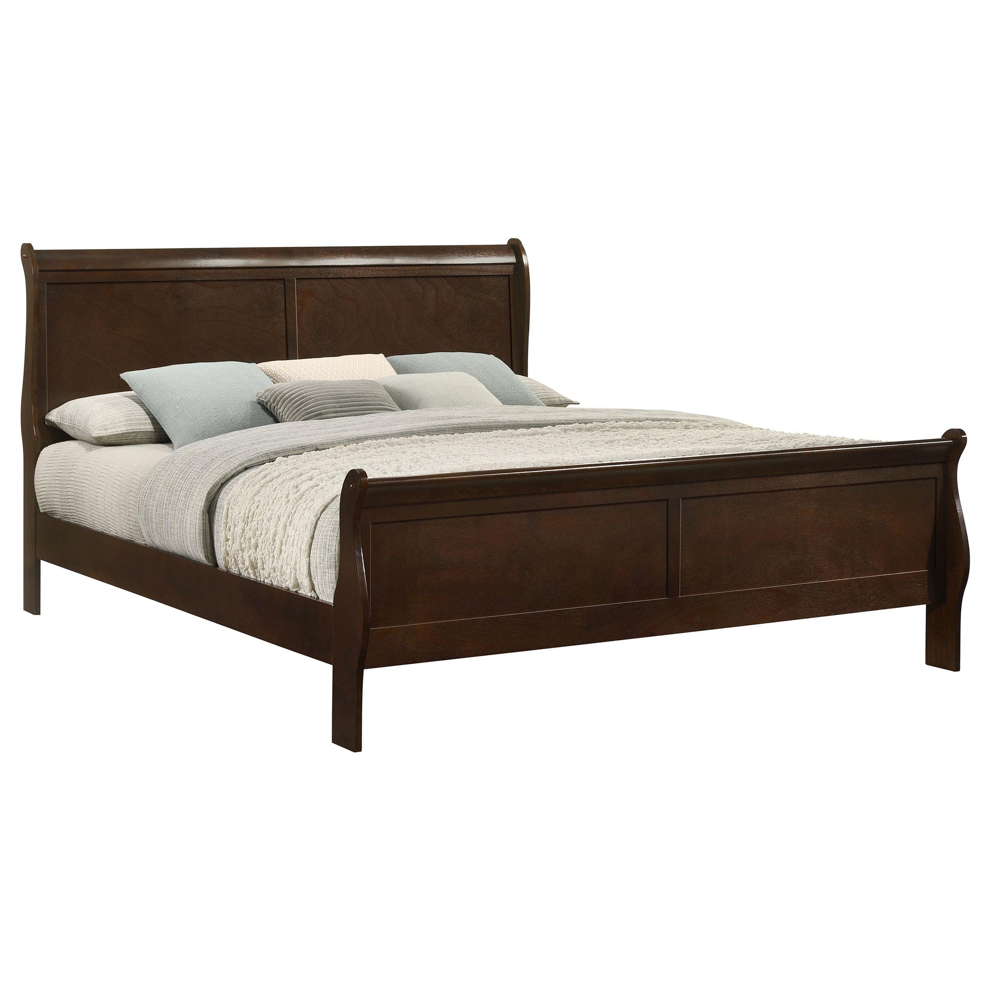  Size_King  -- Coaster Furniture Louis Philippe Sleigh Bed IMAGE 2