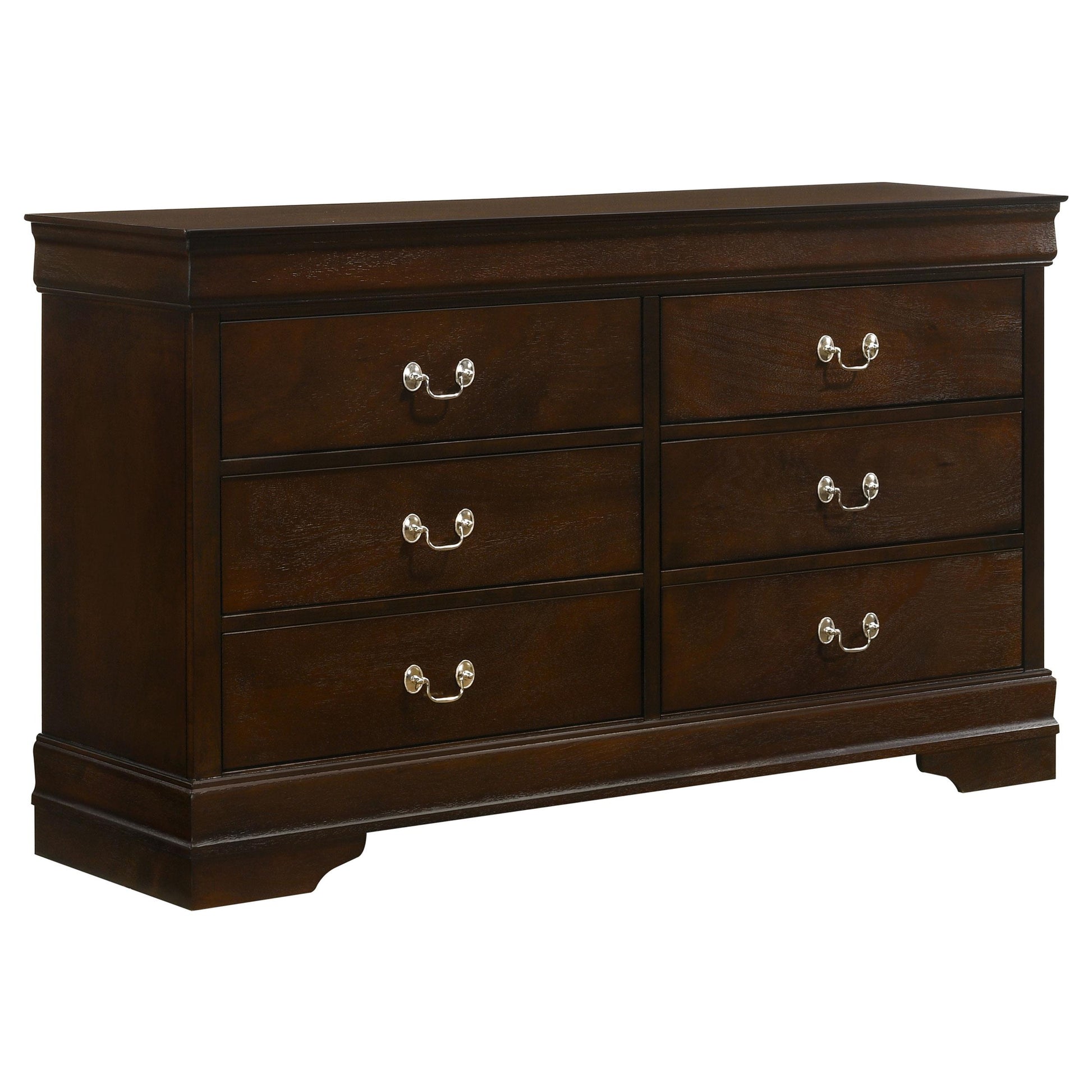 Coaster Furniture Louis Philippe 202413 6-Drawer Dresser - Cappuccino IMAGE 1