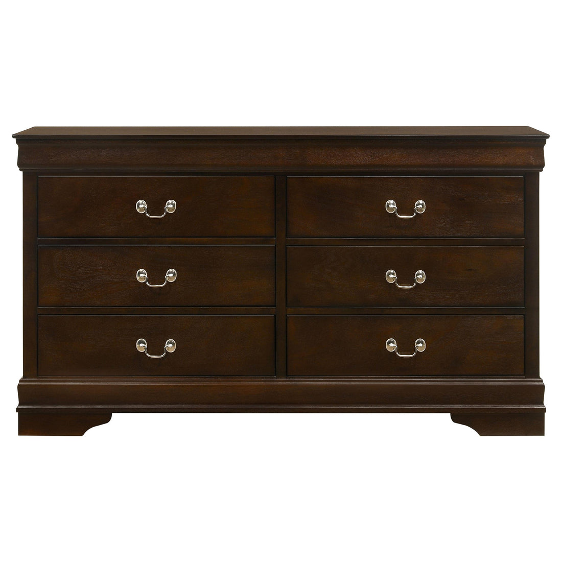  Coaster Furniture Louis Philippe 202413 6-Drawer Dresser - Cappuccino IMAGE 1