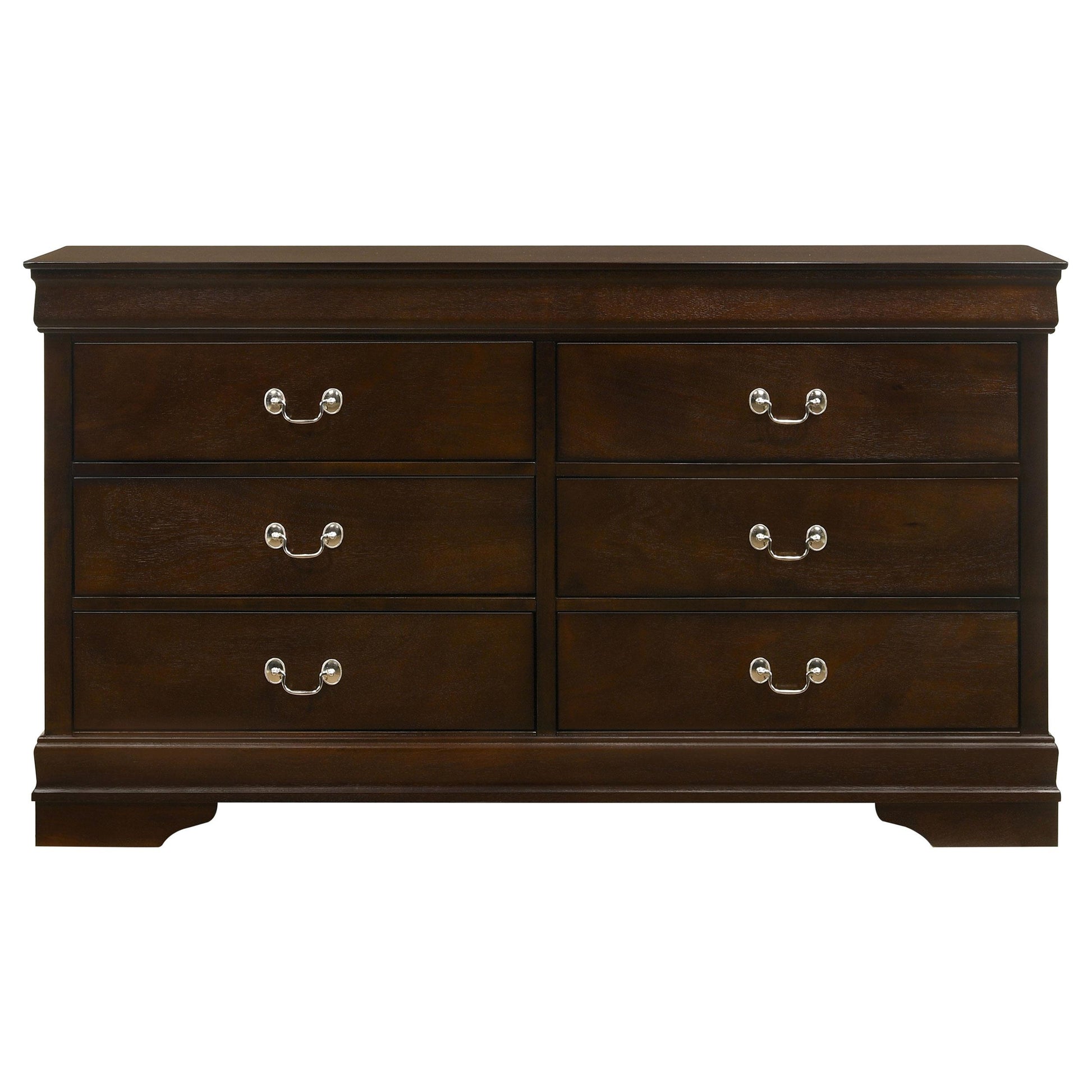  Coaster Furniture Louis Philippe 202413 6-Drawer Dresser - Cappuccino IMAGE 2