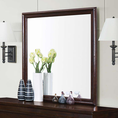  Coaster Furniture Louis Philippe 202414 Dresser Mirror - Cappuccino IMAGE 1