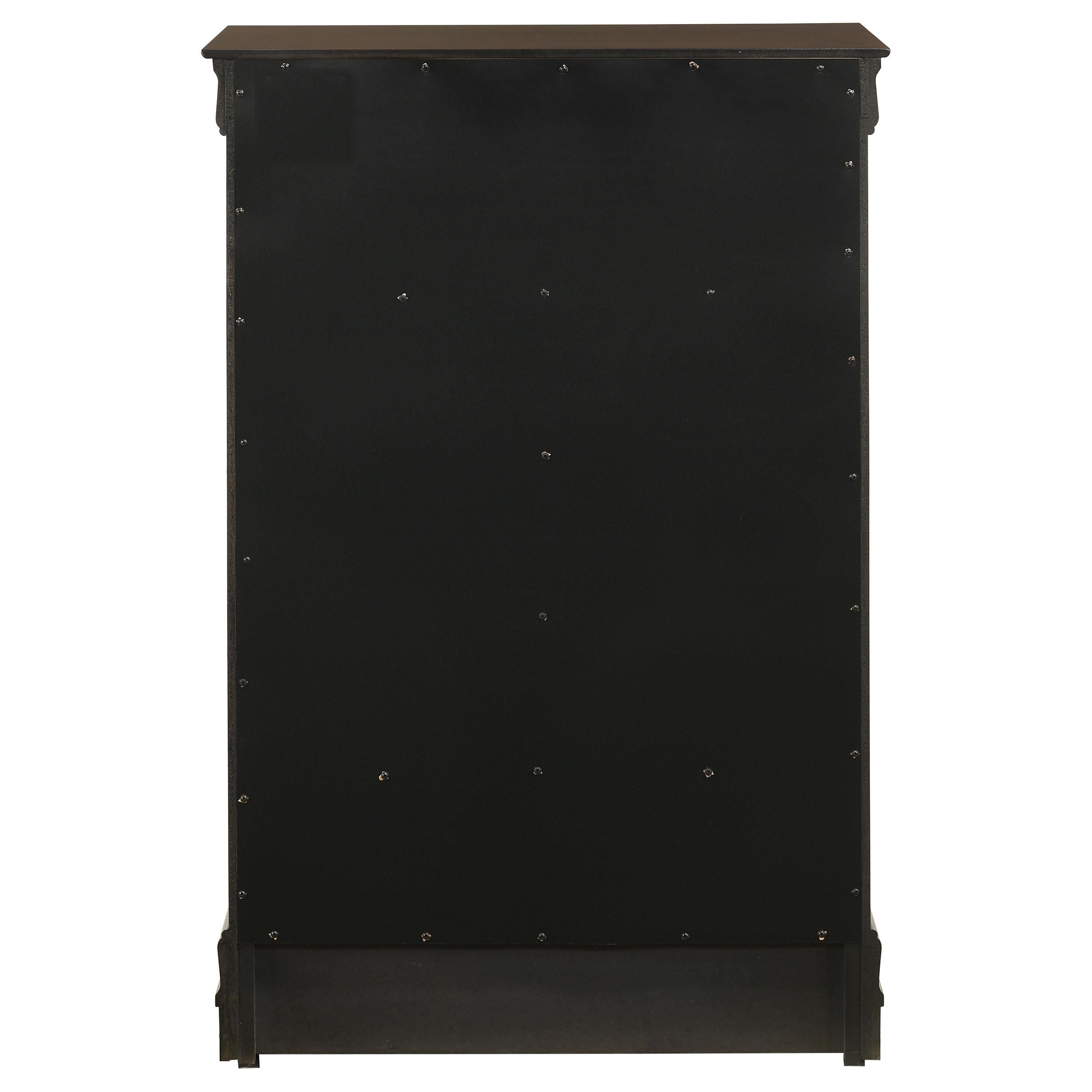  Coaster Furniture Louis Philippe 202415 5-Drawer Bedroom Chest - Cappuccino IMAGE 6