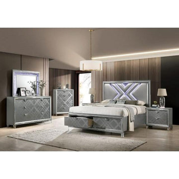  Furniture of America Emmeline FOA7147 7 pc Queen Panel Bedroom Set IMAGE 1