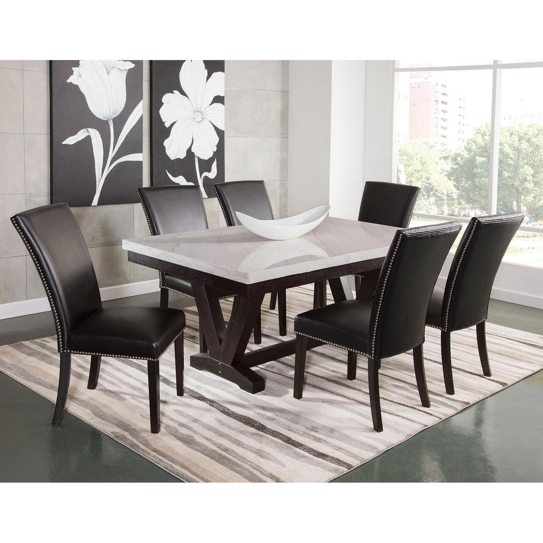  Steve Silver Furniture Finley FL500 7 pc Dining Set IMAGE 1