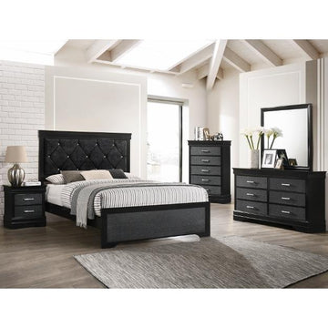  Crown Mark Amalia B6918 7 pc Queen Panel Bedroom Set IMAGE 1