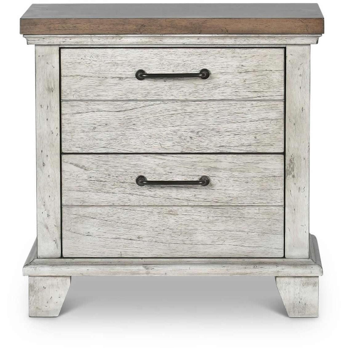  Steve Silver Furniture Bear Creek BC900 6 pc Queen Panel Bedroom Set - White Smoke IMAGE 3
