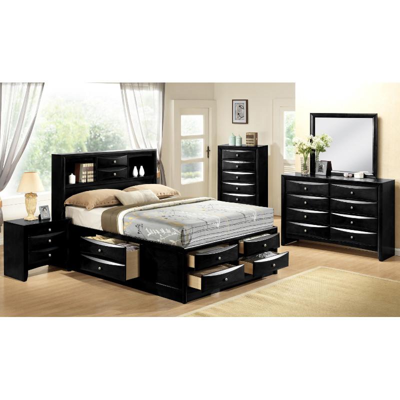  Size_King  -- Crown Mark Emily Bed with Storage IMAGE 1