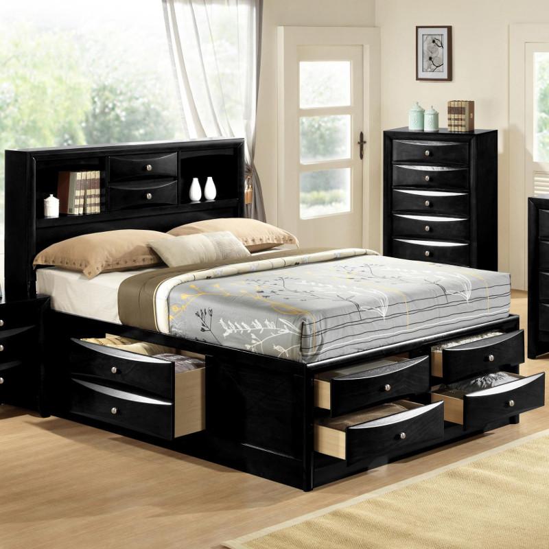  Size_Queen  -- Emily Queen Captain Storage Bed B4285-Q IMAGE 1