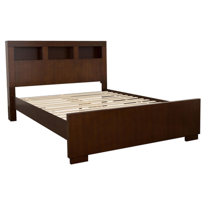  Size_King  -- Jessica Bookcase Bed with Storage IMAGE 1