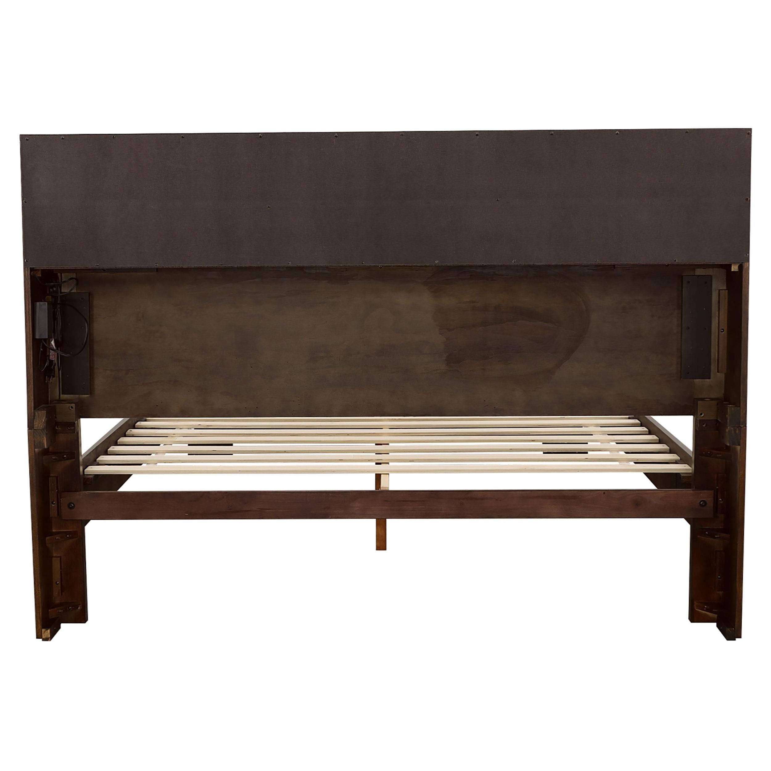  Size_King  -- Coaster Furniture Jessica Bookcase Bed with Storage IMAGE 5