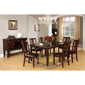  Furniture of America Edgewood CM3336 7 pc Dining Table IMAGE 1