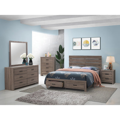  Coaster Furniture Brantford 207040Q 7 pc Queen Panel Bedroom Set IMAGE 1