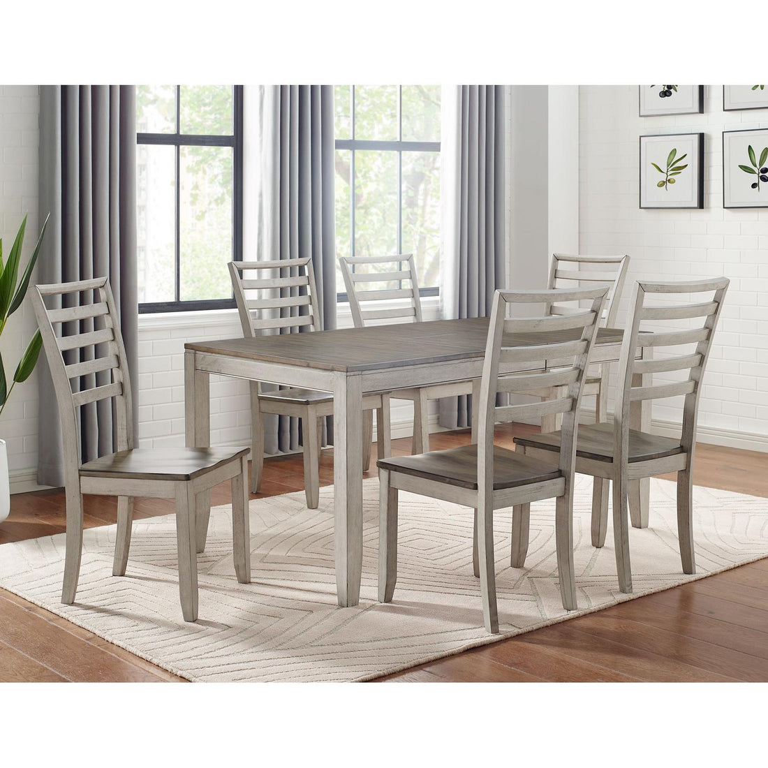  Steve Silver Furniture Abacus CU500 7 pc Dining Set IMAGE 1