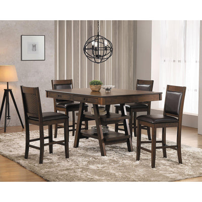  Coaster Furniture Dewey 5 pc Counter Height Dining Set IMAGE 1