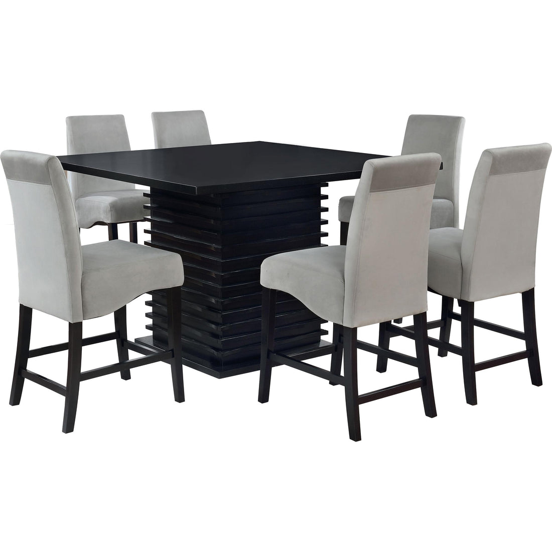  Coaster Furniture Stanton 102068-S7 7 pc Counter Height Dining Set IMAGE 1