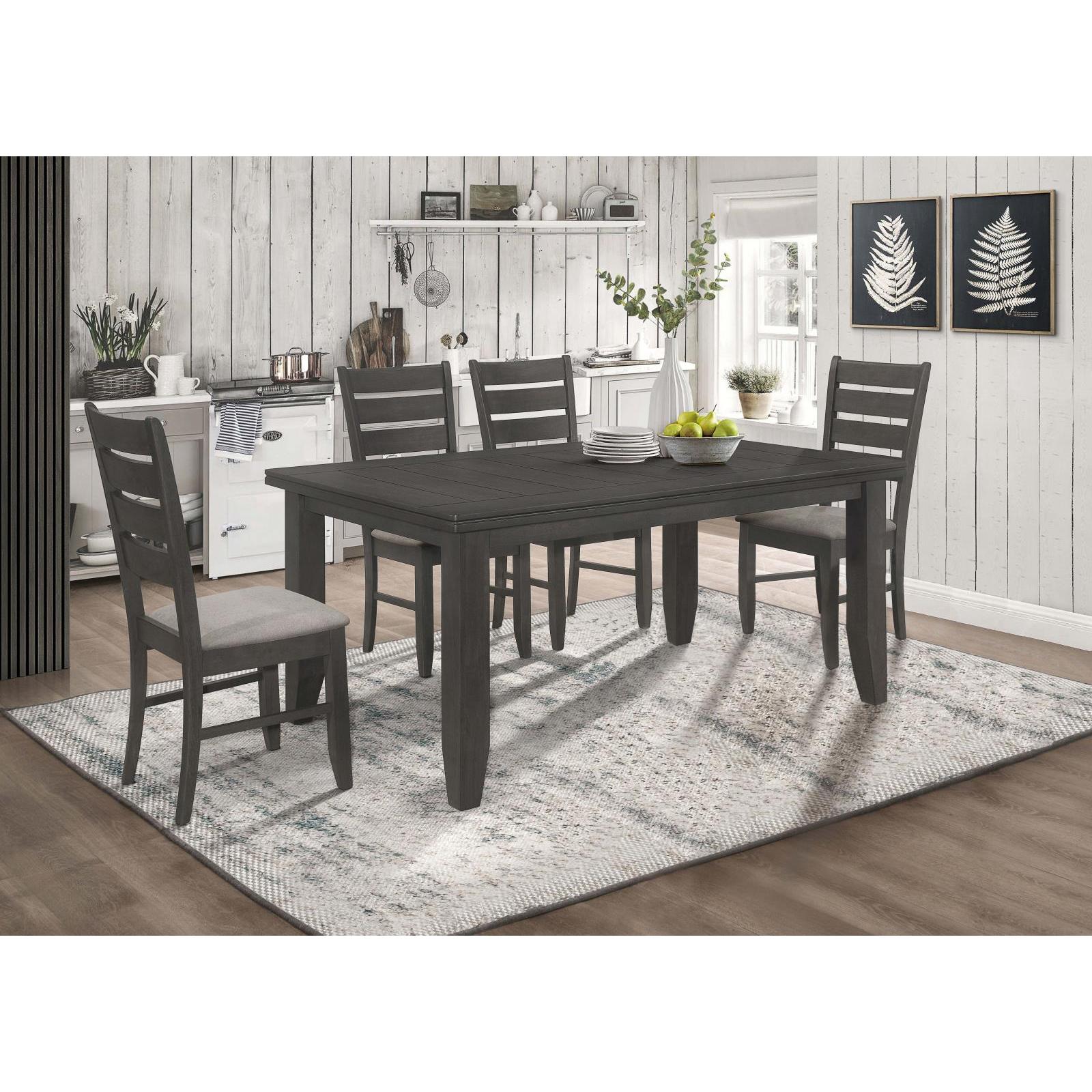  Coaster Furniture Dalila 102721GRY 5 pc Dining Room Set IMAGE 1