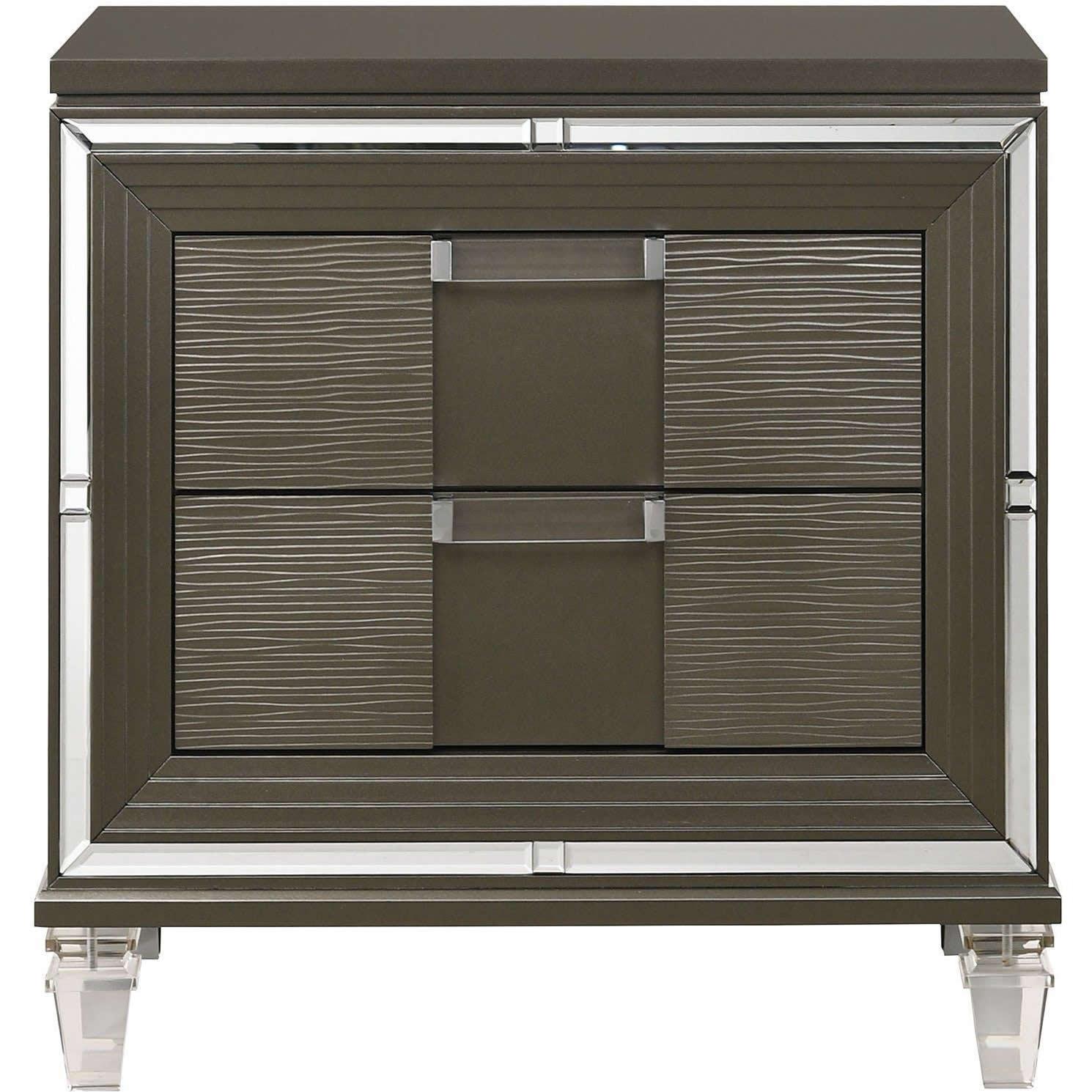  Elements International Twenty Nine TN600 7 pc Queen Platform Bedroom Set IMAGE 5