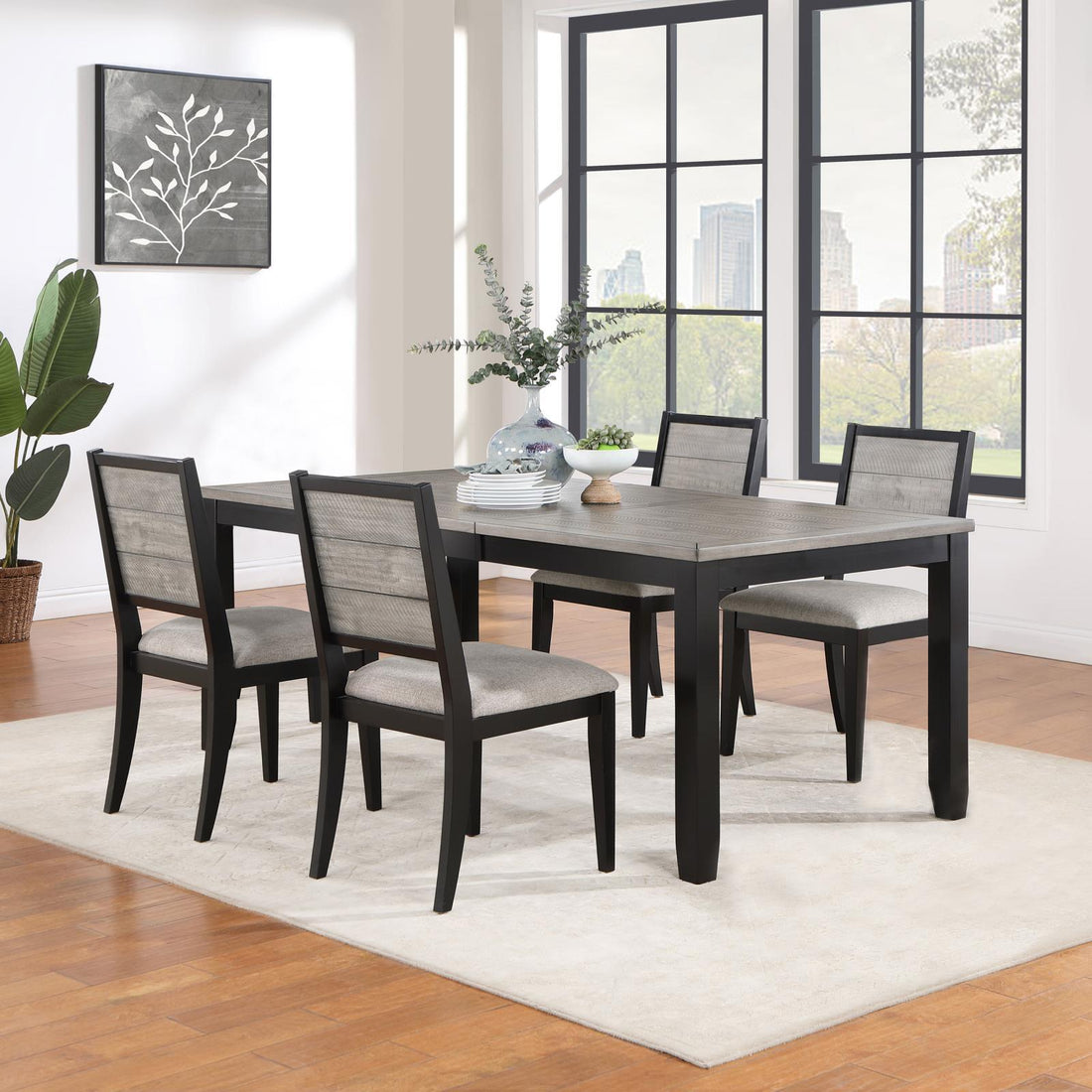  Coaster Furniture Elodie 121221-S5 5 pc dining set IMAGE 1