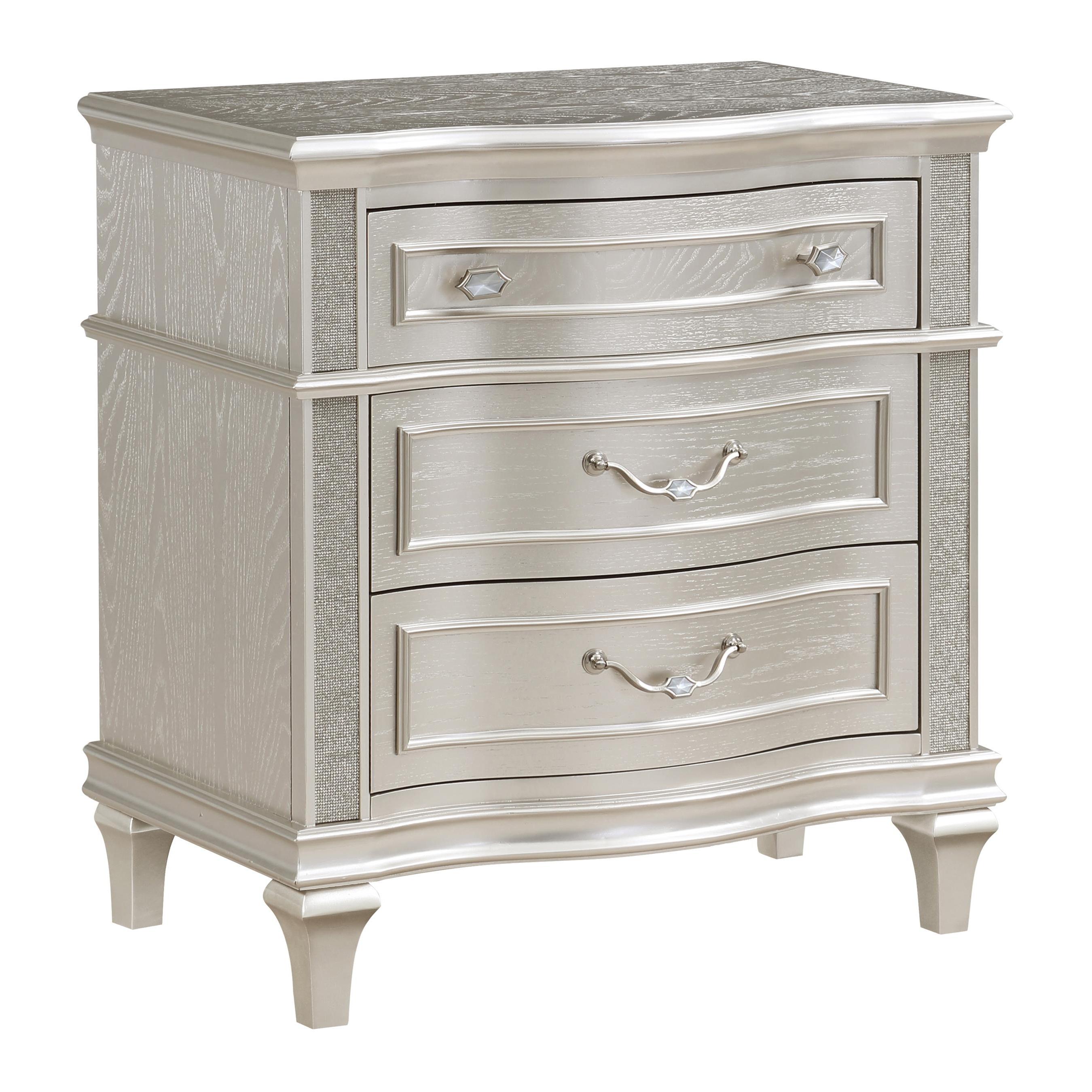  Coaster Furniture Evangeline 223391Q-S5 7 pc Queen Platform Bedroom Set IMAGE 3