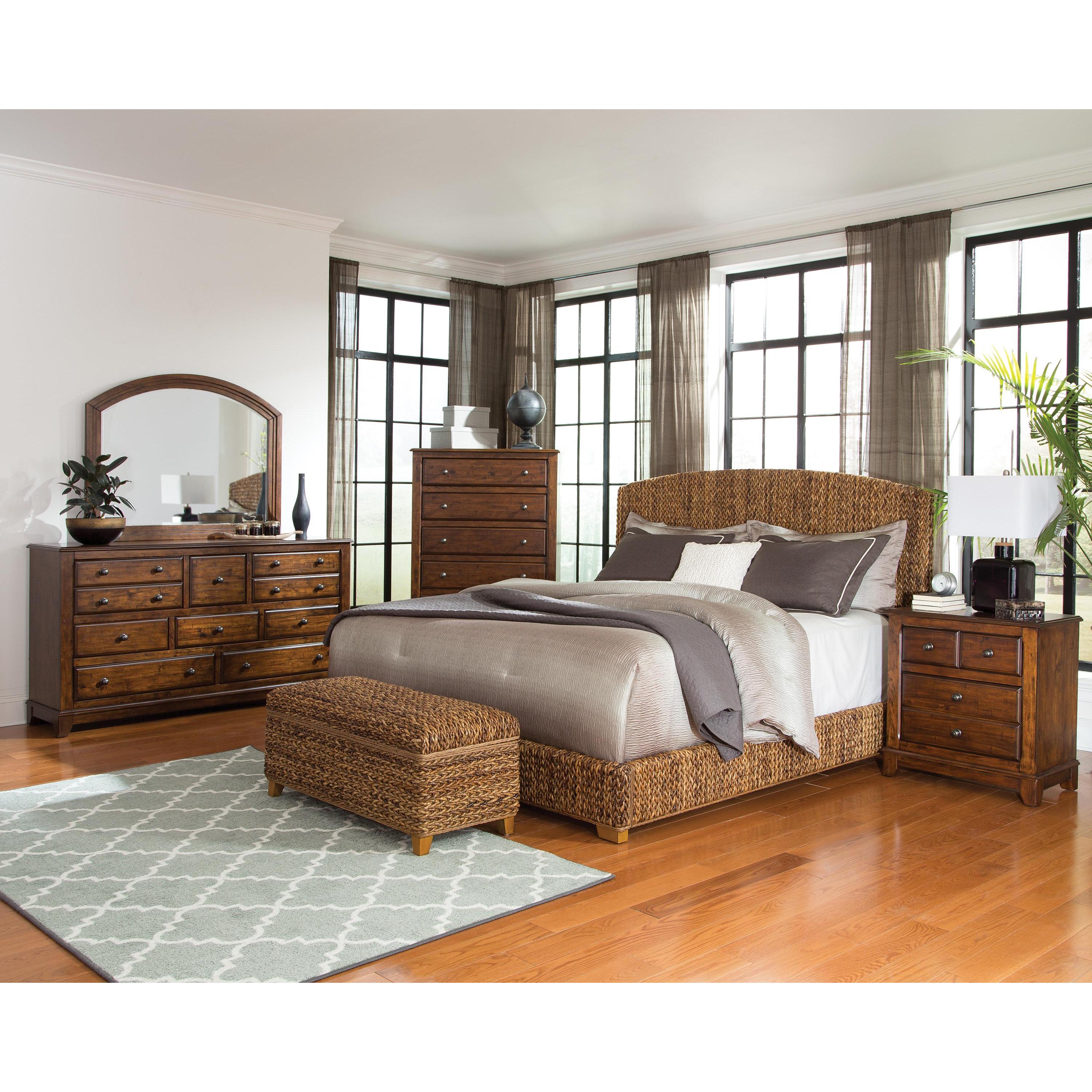  Size_Queen  -- Laughton Upholstered Panel Bed IMAGE 6