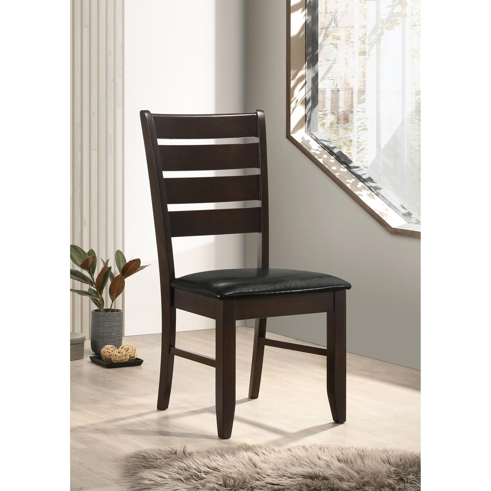  Coaster Furniture Dalila 102722 Wood Dining Side Chair - Cappuccino (Set of 2) IMAGE 8