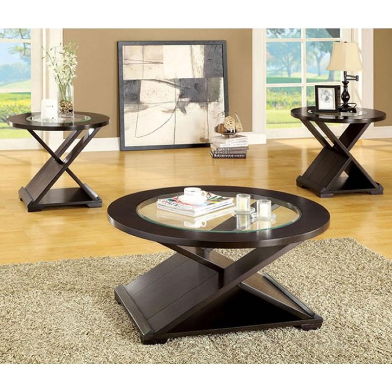  Furniture of America Orbe CM4006-3PK-SET 3 pc Table Set IMAGE 1