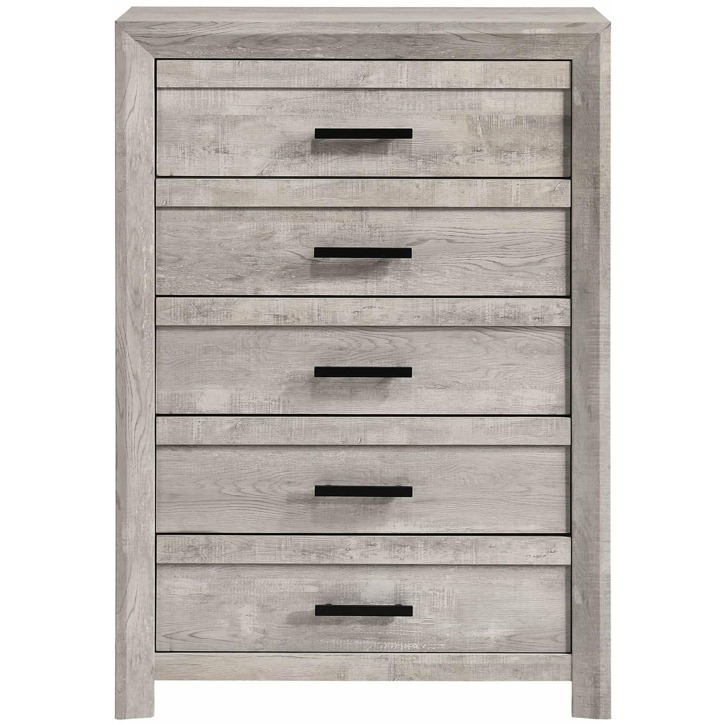  Elements International Ellen EL700 7 pc Queen Panel Bedroom Set IMAGE 5