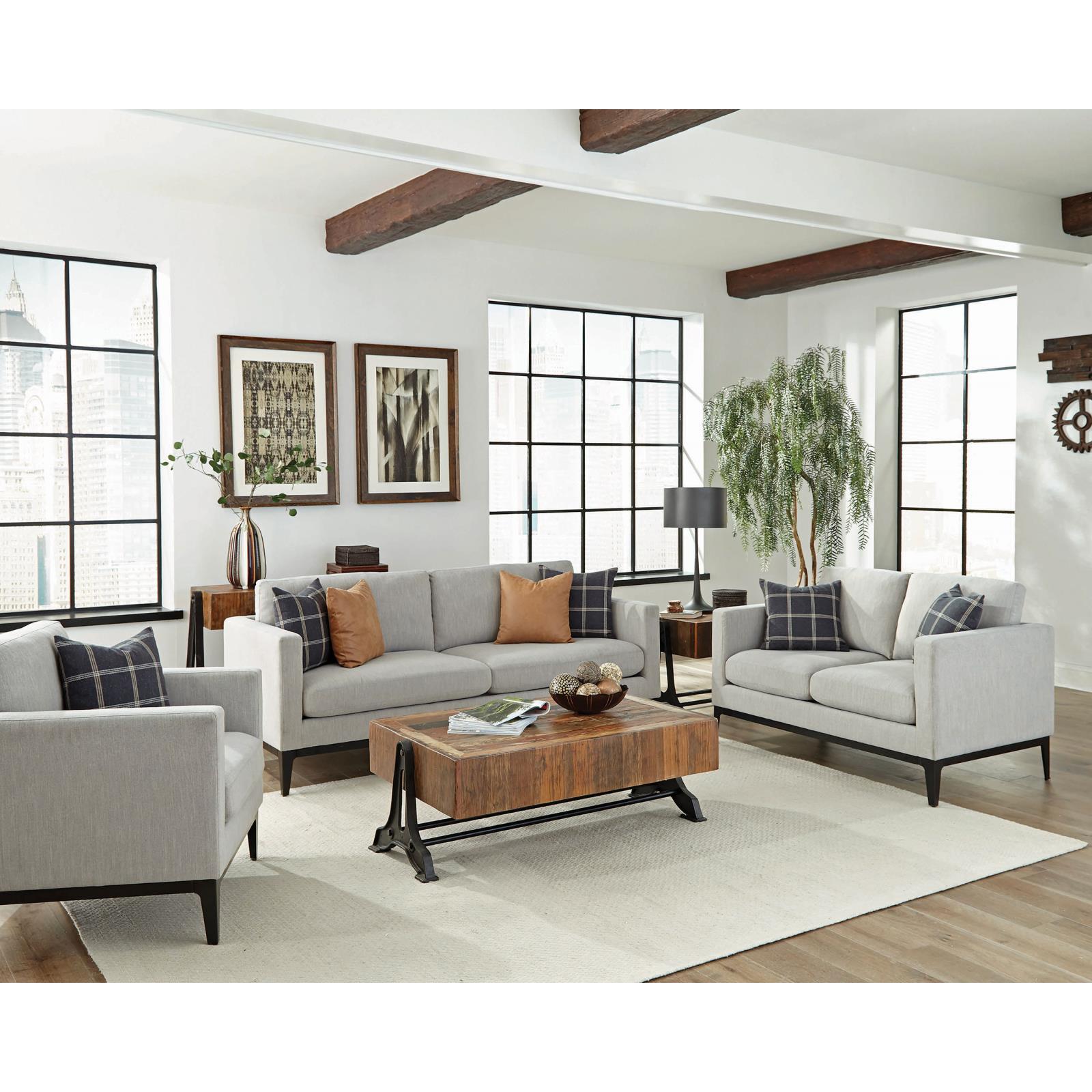  Coaster Furniture Apperson 508681-S3 3 pc Living Room Set IMAGE 1