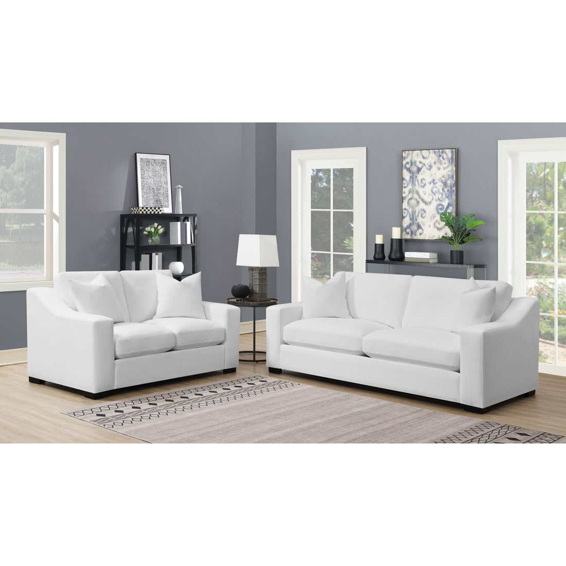  Coaster Furniture Ashlyn 509891-S2 2 pc Living Room Set IMAGE 1