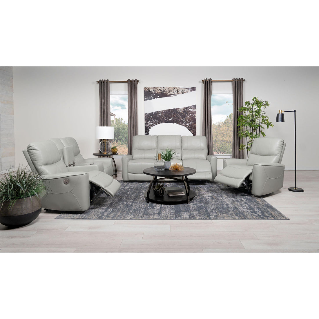  Coaster Furniture Greenfield 610261P-S3 3 pc Power Reclining Living Room Set IMAGE 1