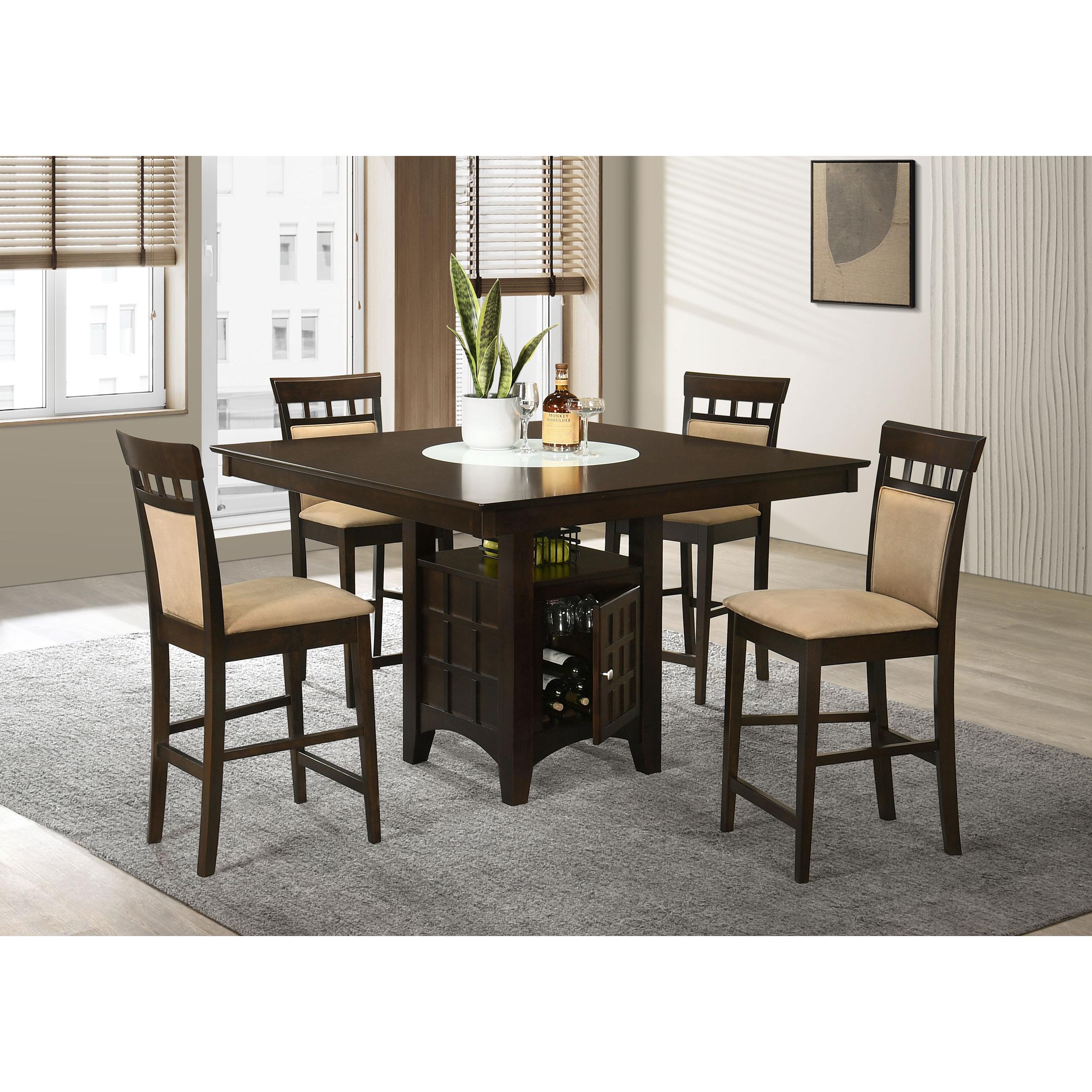  Coaster Furniture Gabriel 100438 5-Piece Counter Height Dining Set IMAGE 1