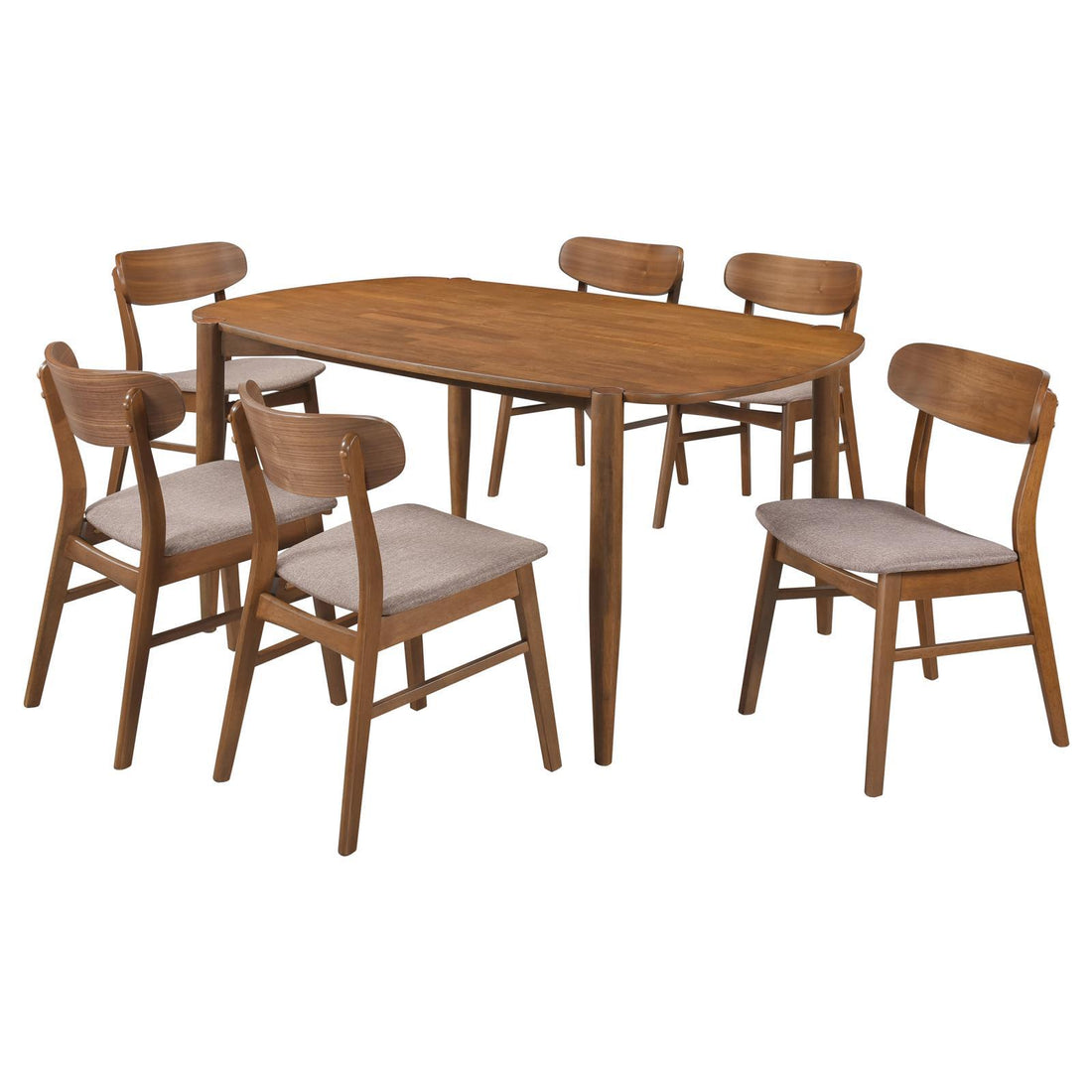  Coaster Furniture Dortch 108461-S7 7 pc Dining Set IMAGE 1