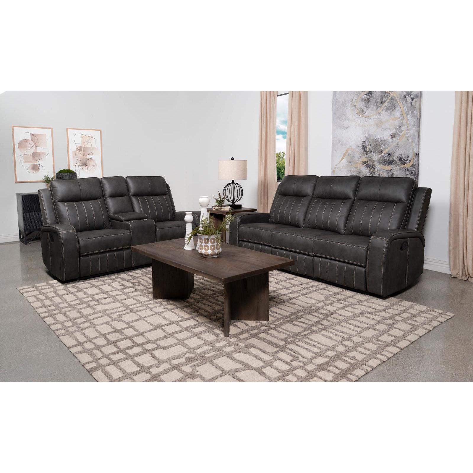  Coaster Furniture Raelynn 603191-S2 2 pc Reclining Living Room Set IMAGE 1