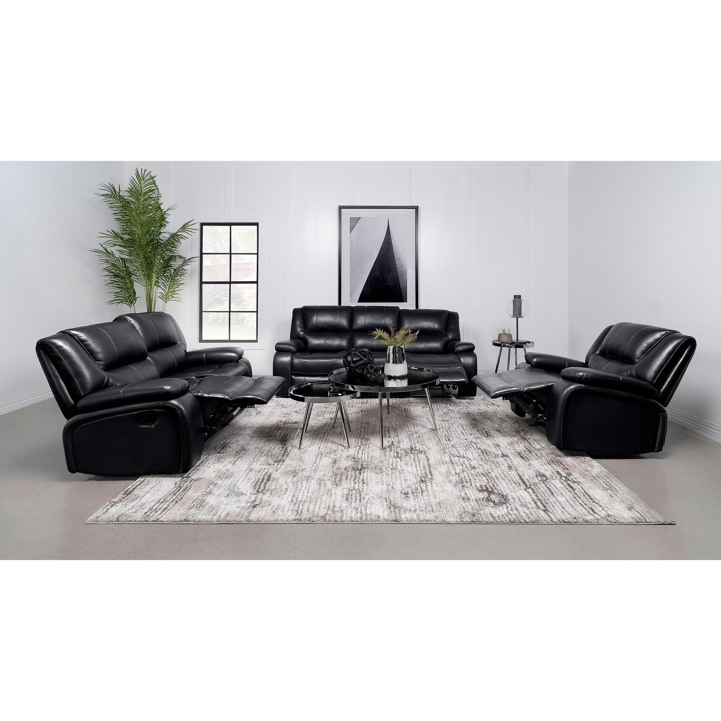  Coaster Furniture Camila 610244-S3 3 pc Reclining Living Room Set IMAGE 2