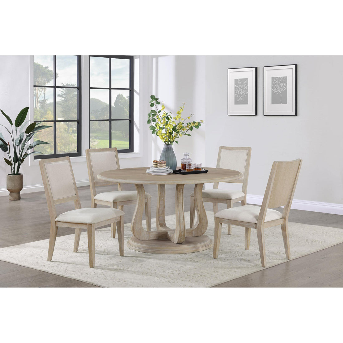  Coaster Furniture Trofello 123120-S5 5 pc Dining Set IMAGE 1
