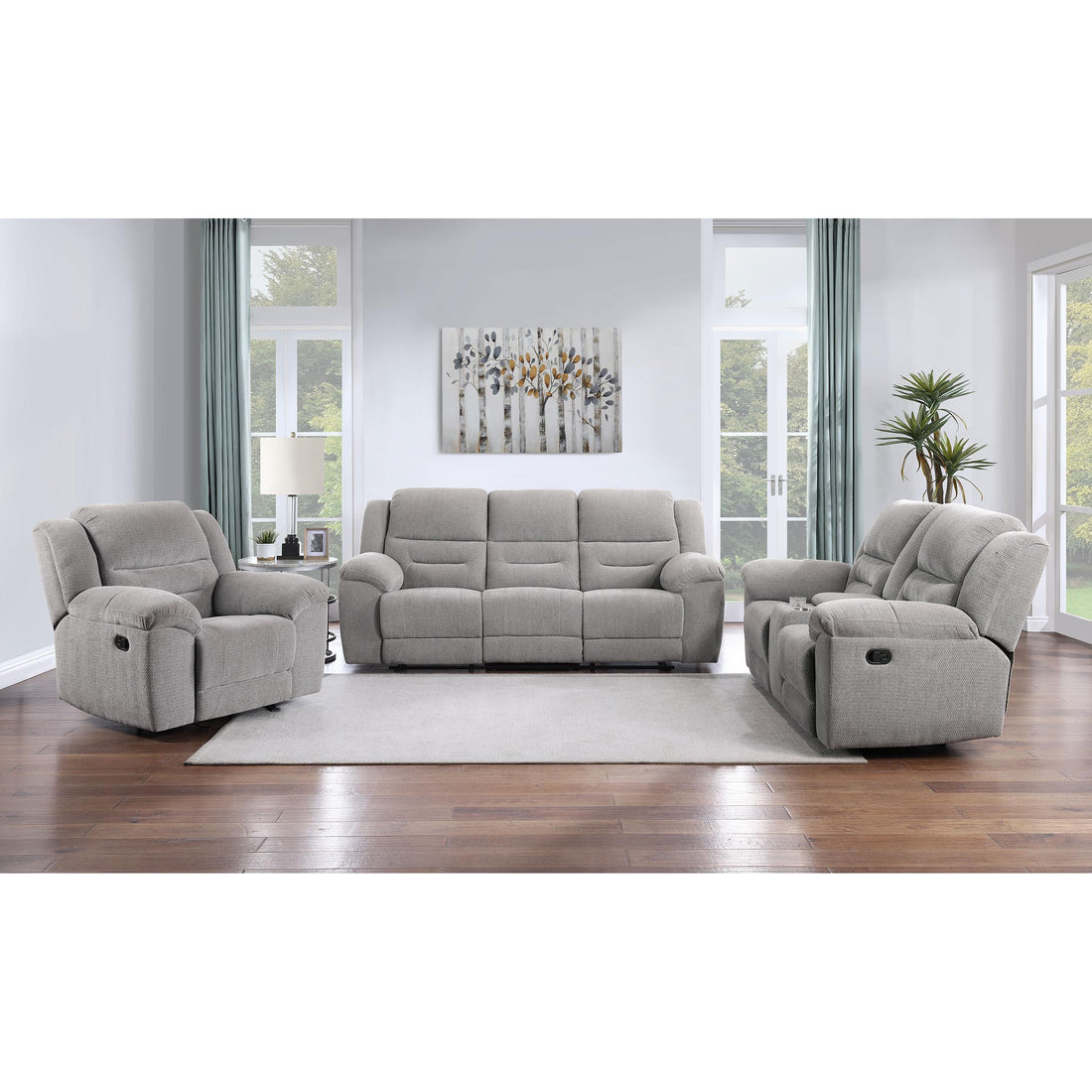  Coaster Furniture Gilson 602551-S3 3 pc Reclining Living Room Set IMAGE 1
