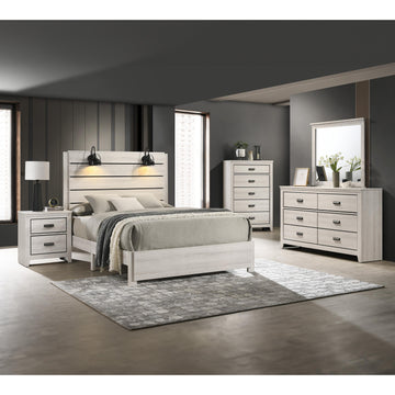  Crown Mark Carter B6810 7 pc Queen Panel Bedroom Set IMAGE 1